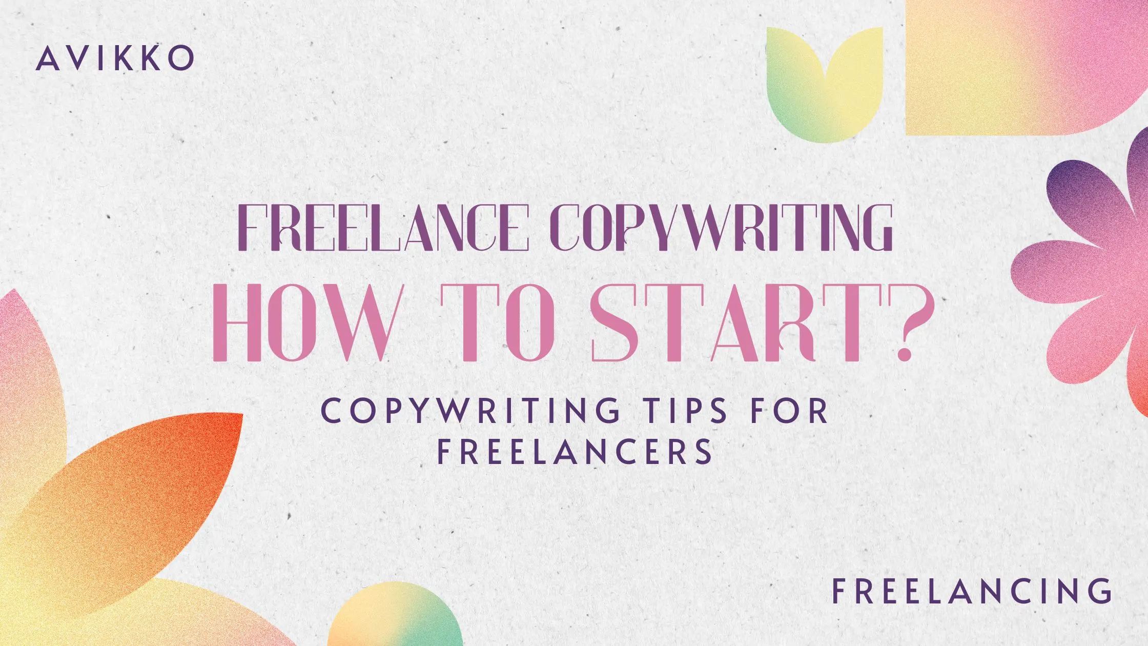 freelance copywriting